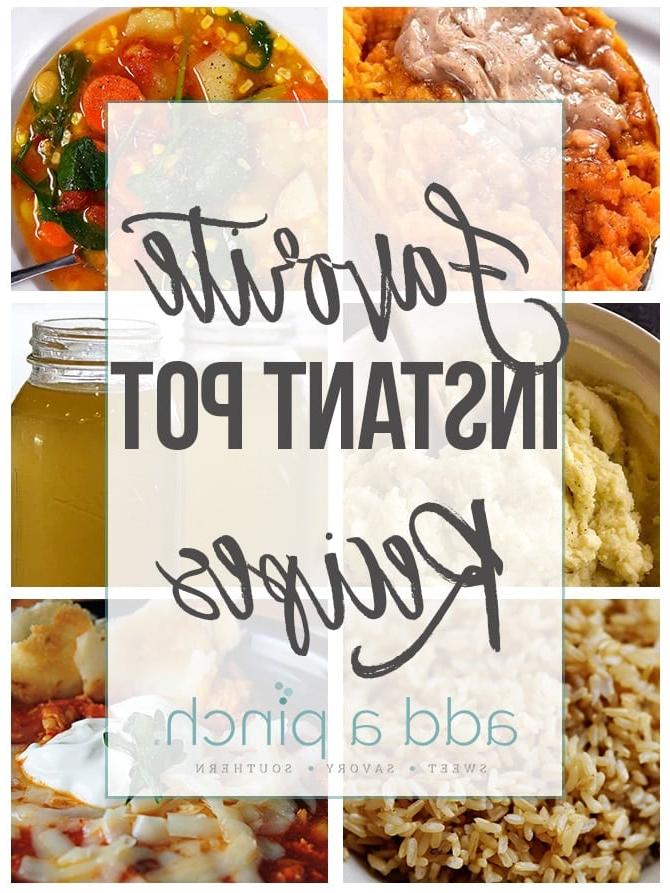 Αγαπημένες Συνταγές Instant Pot - Μοιράζομαι μερικές από τις αγαπημένες και πιο δημοφιλείς συνταγές Instant Pot στο Add a Pinch. Αυτές οι συνταγές Instant Pot είναι ιδανικές για πολυάσχολες καθημερινές και για την προετοιμασία μεγάλων γιορτινών γευμάτων ή οικογενειακών δείπνων! // puvez.com
