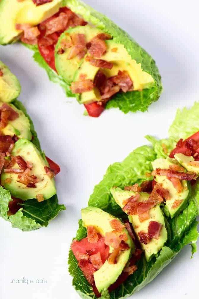 BLT Avocado Lettuce Wraps: Γρήγορο, εύκολο και υγιεινό γεύμα με αβοκάντο και μπέικον.