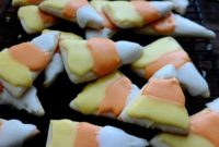 Vibrant Candy Corn Sugar Cookies