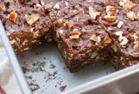 Coconut Pecan No-Bake Chocolate Dream Bars