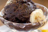 Decadent Dark Chocolate Banana Ice Cream
