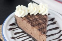 Decadent No-Bake Brownie Batter Cheesecake