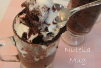 Easy Nutella Mug Cake