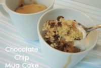 Ultimate Chocolate Chip Cookie Dough Mug Cake