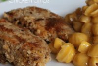 Crispy Baked Chicken Strips with Creamy Velveeta Shells