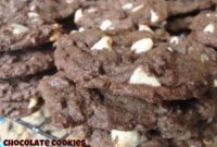 Double Chocolate White Chip Cookies