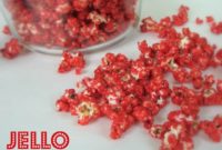 Colorful Jello Popcorn