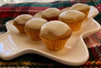 Festive Eggnog Cream Cheese Cupcakes
