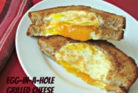 Grilled Cheese with a Sunny Core