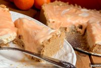 Zesty Orange Vanilla Swirl Cheesecake