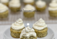 Zesty Lemon Poppyseed Cupcakes
