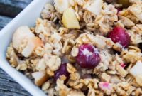 Warm Spiced Apple Oat Bake