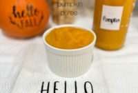 Fresh Homemade Pumpkin Puree