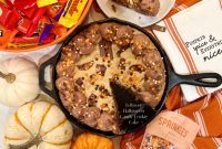 Ultimate Leftover Halloween Candy Cookie Cake