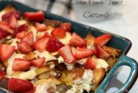 Dreamy Strawberries and Cream French Toast Bake