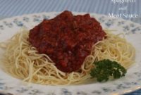 Fine China Fridays: Spaghetti with Meat Sauce