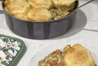 Cozy Biscuit Chicken Pot Pie