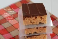 Decadent Chocolate Peanut Butter Cereal Bars