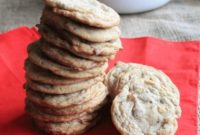 Chewy Caramel Apple Toffee Cookies