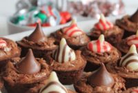 Decadent Hershey Kissed Brownie Bites