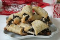 Decadent Chocolate Cream Cheese Croissant Cookies