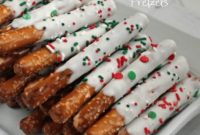 Sweet and Salty White Chocolate Pretzel Rods