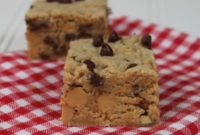 Decadent Peanut Butter Blondie Squares