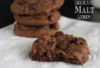 Decadent Malted Chocolate Chip Cookies