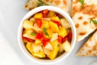 Sweet and Simple Pineapple Mango Salsa