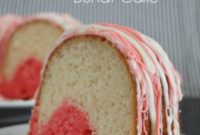 Luscious Strawberry Cream Bundt
