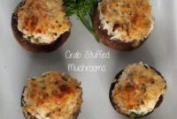 Irresistible Crab Stuffed Mushrooms