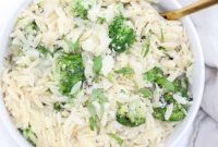 Quick and Creamy Broccoli Orzo