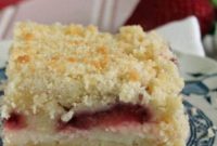 Irresistible Strawberry Cheesecake Crumb Bars