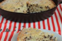 Decadent Skillet Chocolate Chip Butter Cake