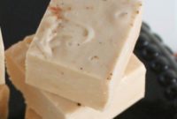 Festive Eggnog Fudge