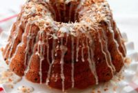 Tropical Chocolate Chip Coconut Bundt Cake