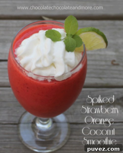 Fruti Bars and other ingredients for tropical drinks