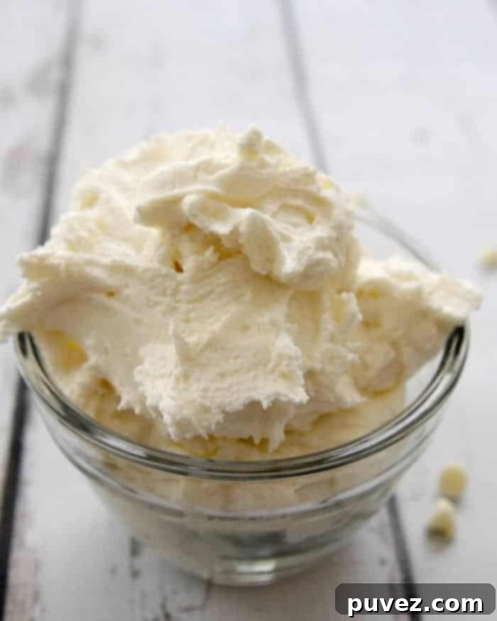 White Chocolate Buttercream Frosting