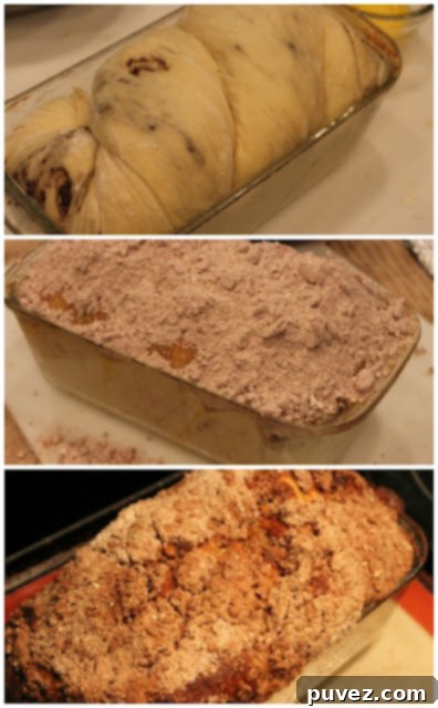 Chocolate Babka baking to golden perfection in the oven