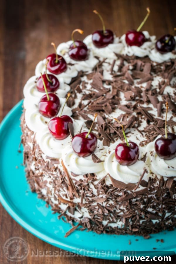 Black Forest Cake by natashaskitchen.com