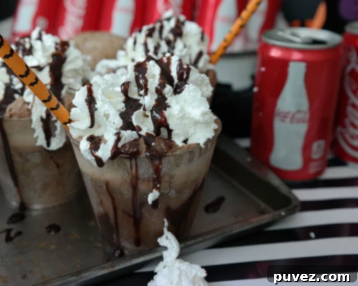 Chocolate Coke Float Punch