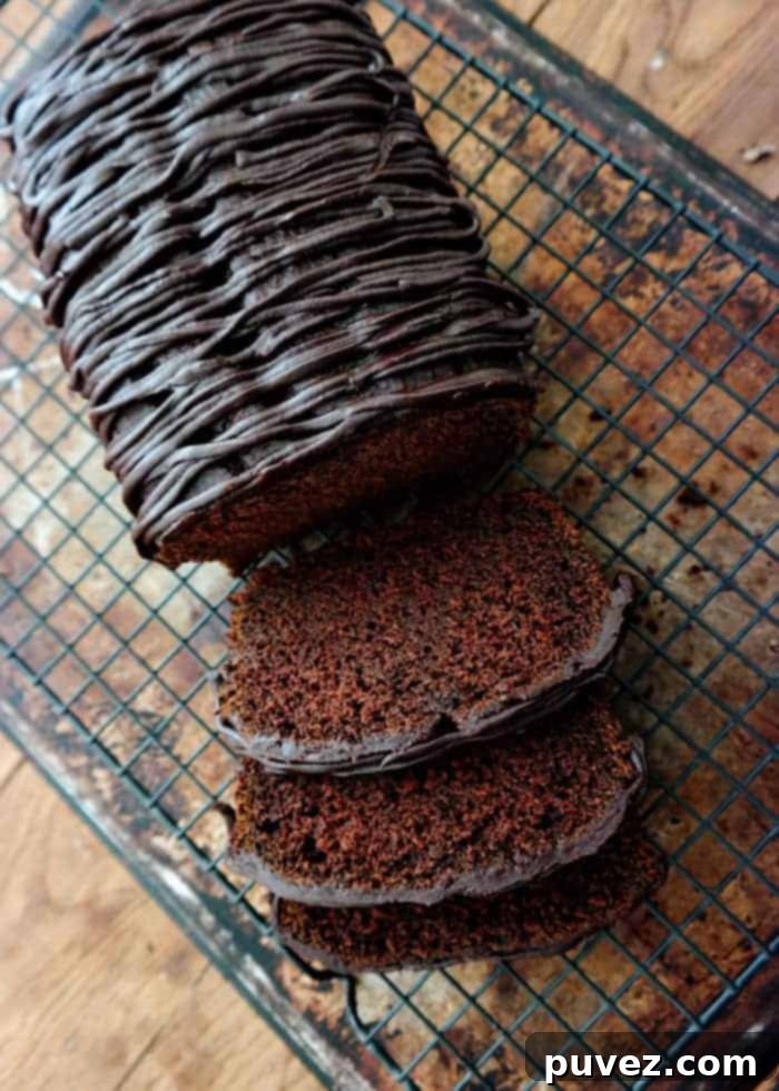 Chocolate Pumpkin Pound Cake collage for Pinterest