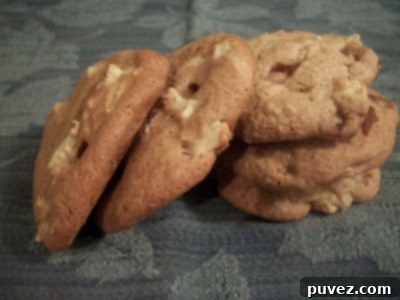 Deliciously spiced Caramel Apple Cookies