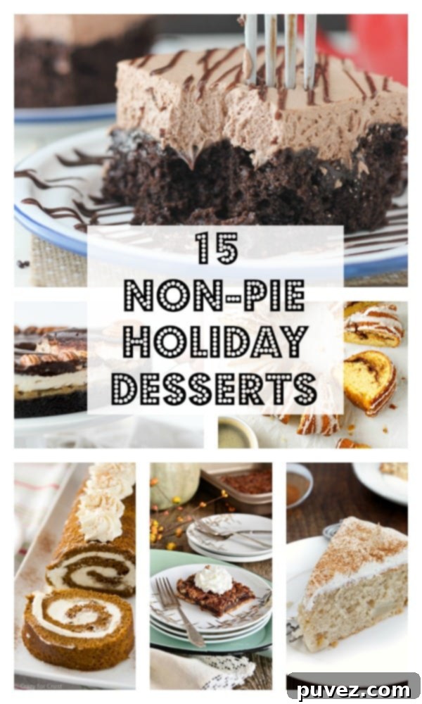 Are you in a rush to bring desserts to a party? Here are 15 non-pie themed desserts for your holiday parties.