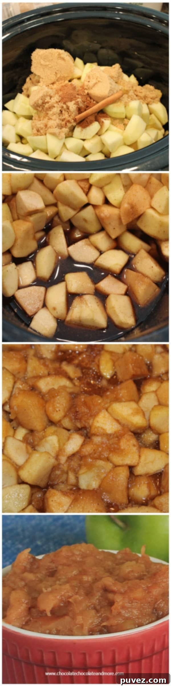 Effortless Slow Cooker Applesauce 2 Delicious Crock Pot Apple Sauce