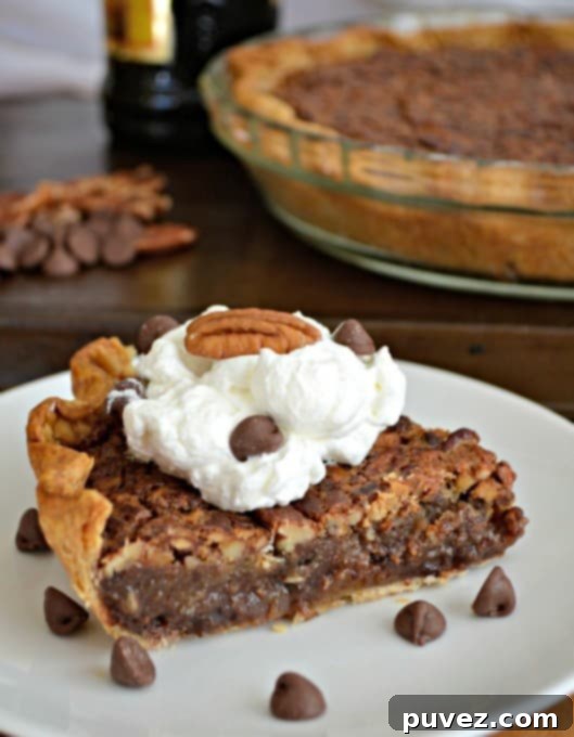 That all-time favorite pecan pie made into an even better dessert with Kahlúa and chocolate!