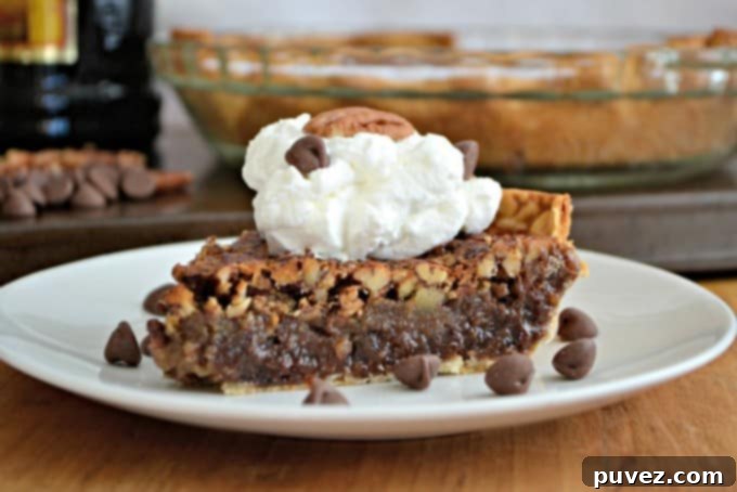 That all-time favorite pecan pie made into an even better dessert with Kahlúa and chocolate!