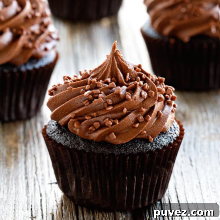 Double Chocolate Cupcakes couldn’t be easier or more delicious. Perfect for parties!