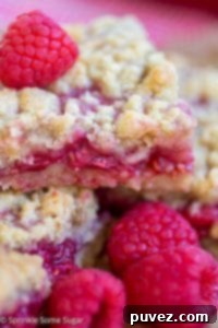 Raspberry Lemon Crumble Bars - A super easy recipe for sweet and tart raspberry lemon crumble bars!