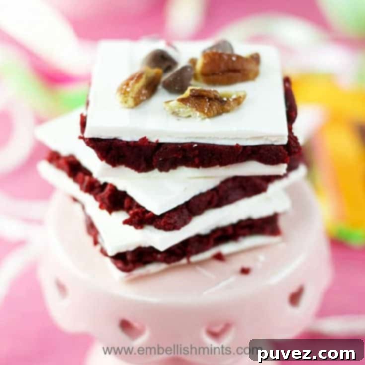 Red Velvet Truffle Bars recipe footer image
